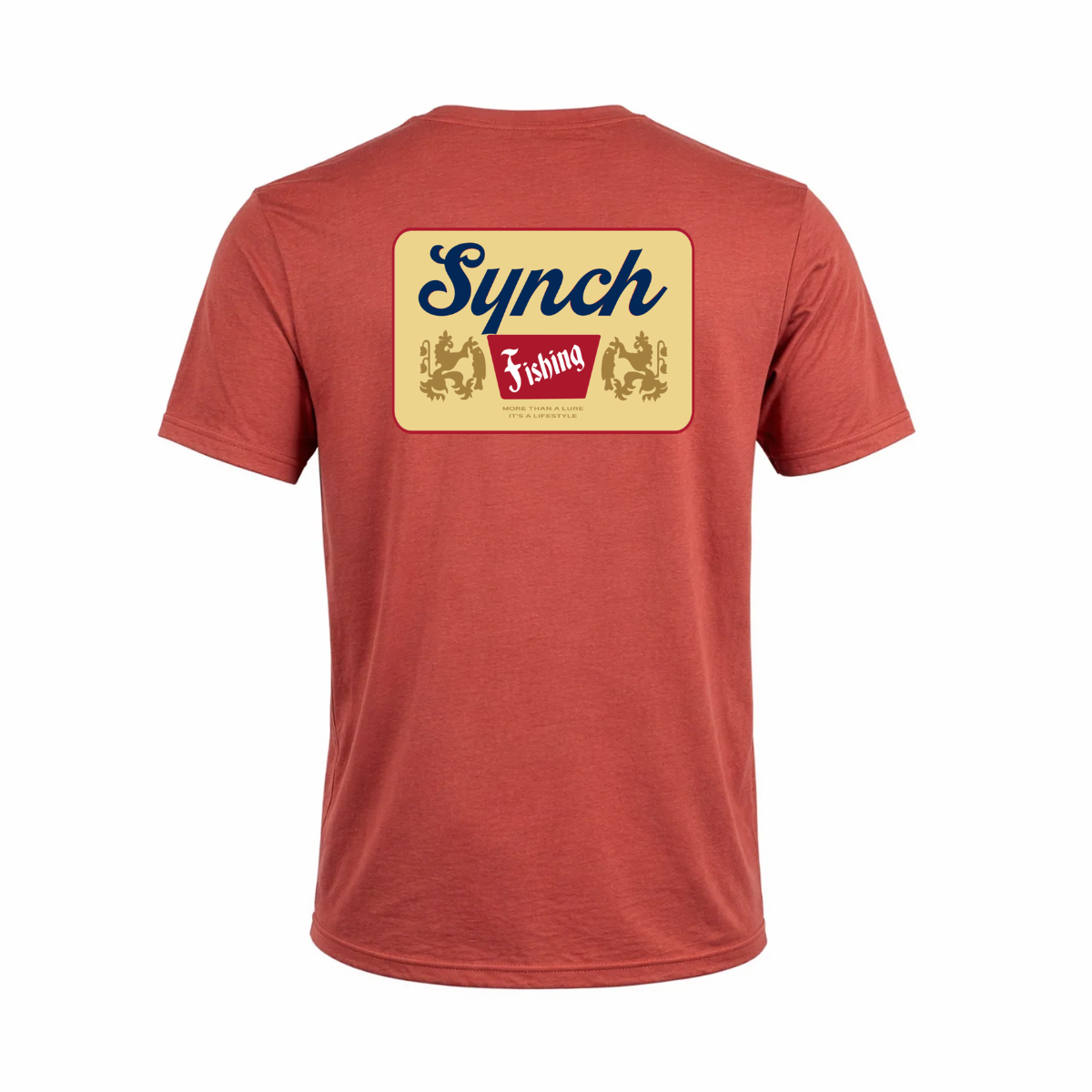 Synch Fishing Banquet Brick Red Tee
