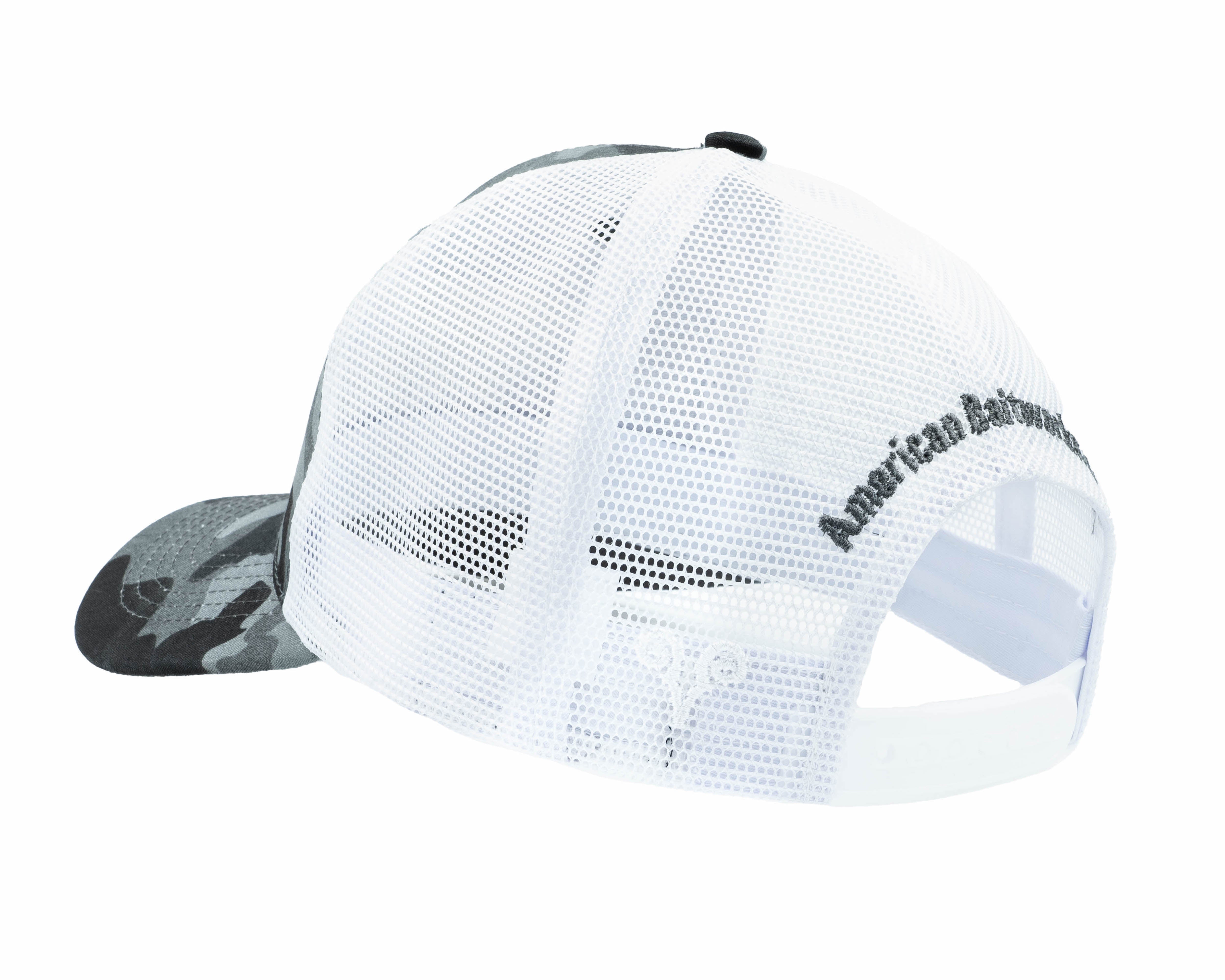 BaitFuel Grey Camo Vinyl Patch Hat