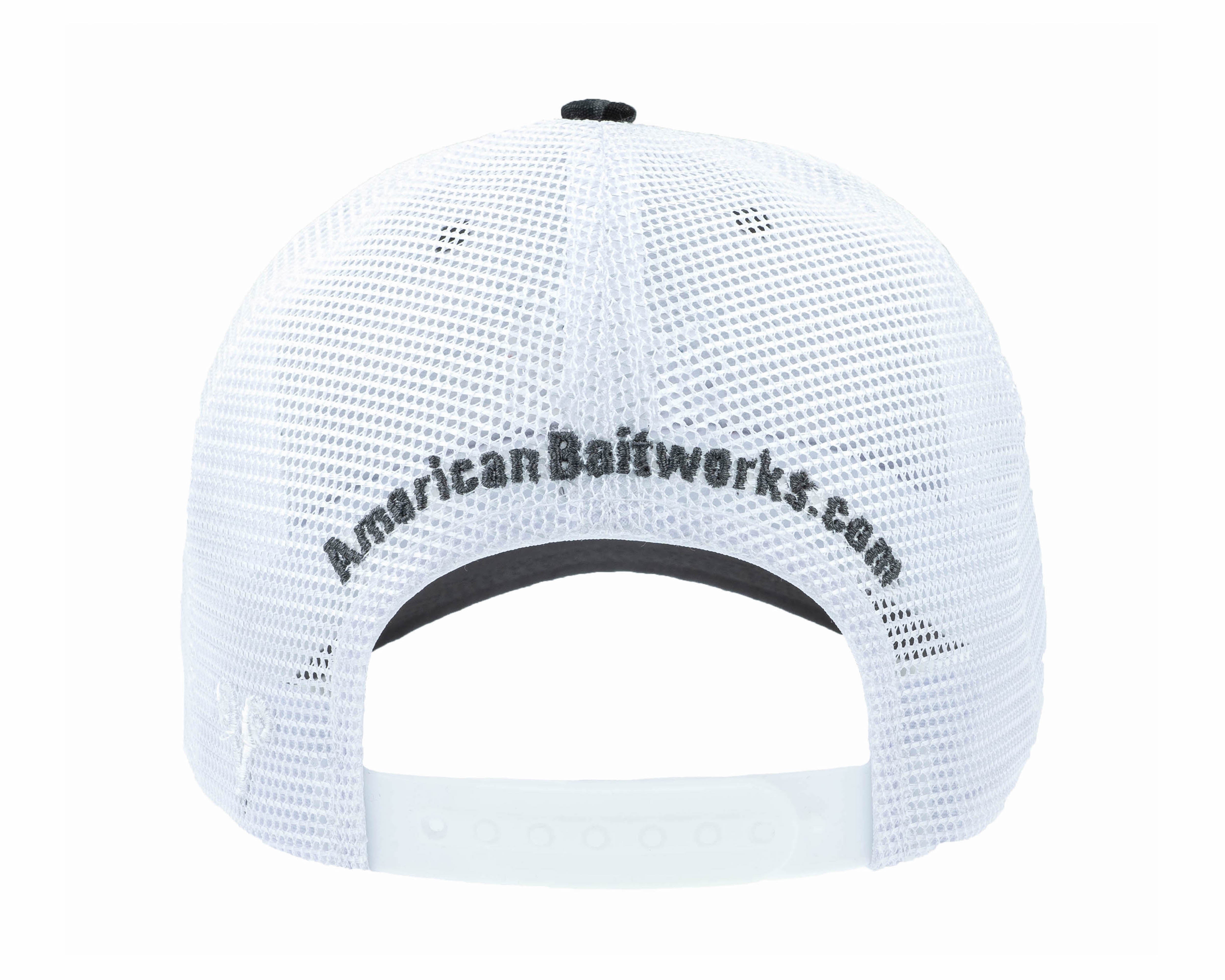 BaitFuel Grey Camo Vinyl Patch Hat