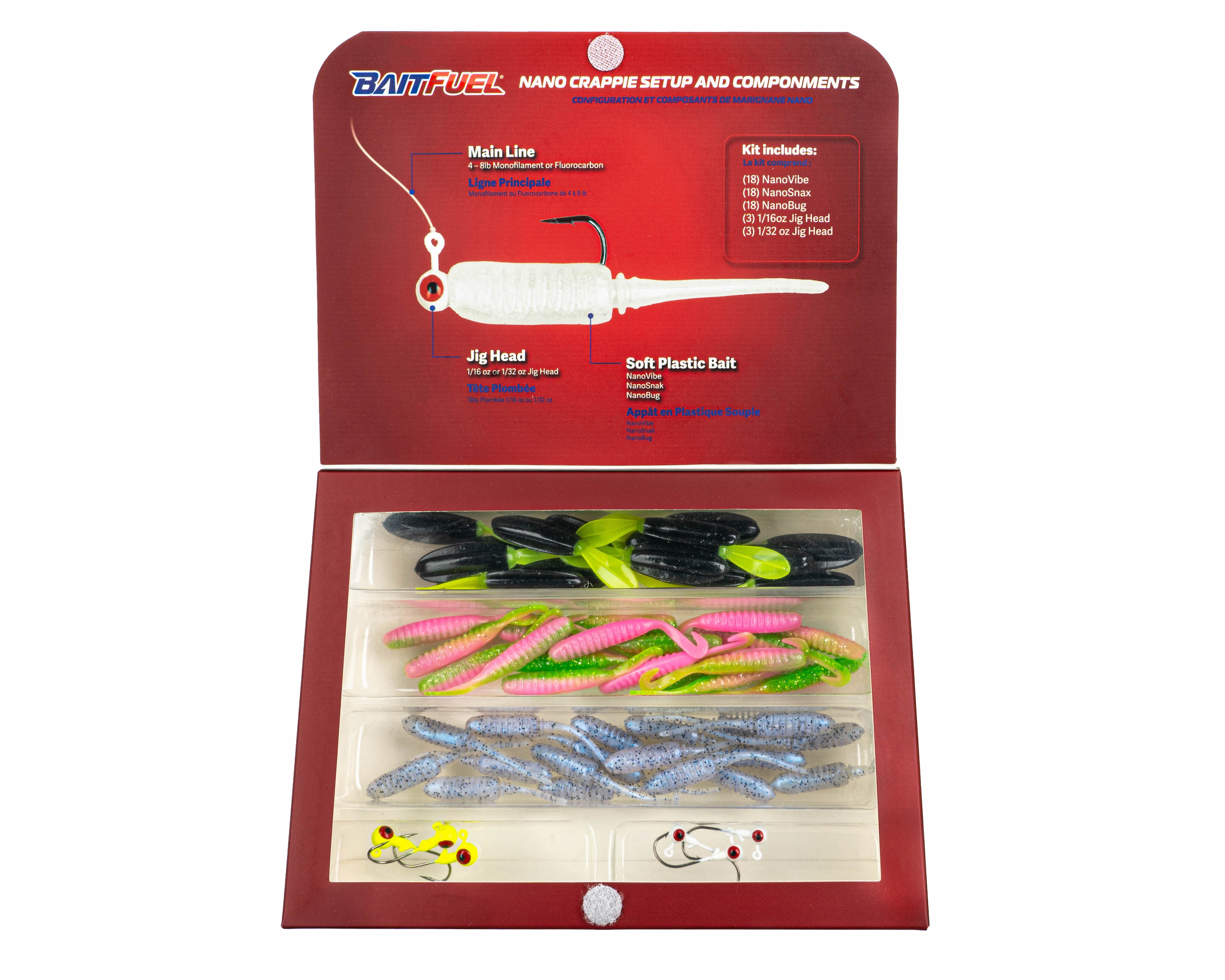 BaitFuel Nano Crappie Fishing Kit