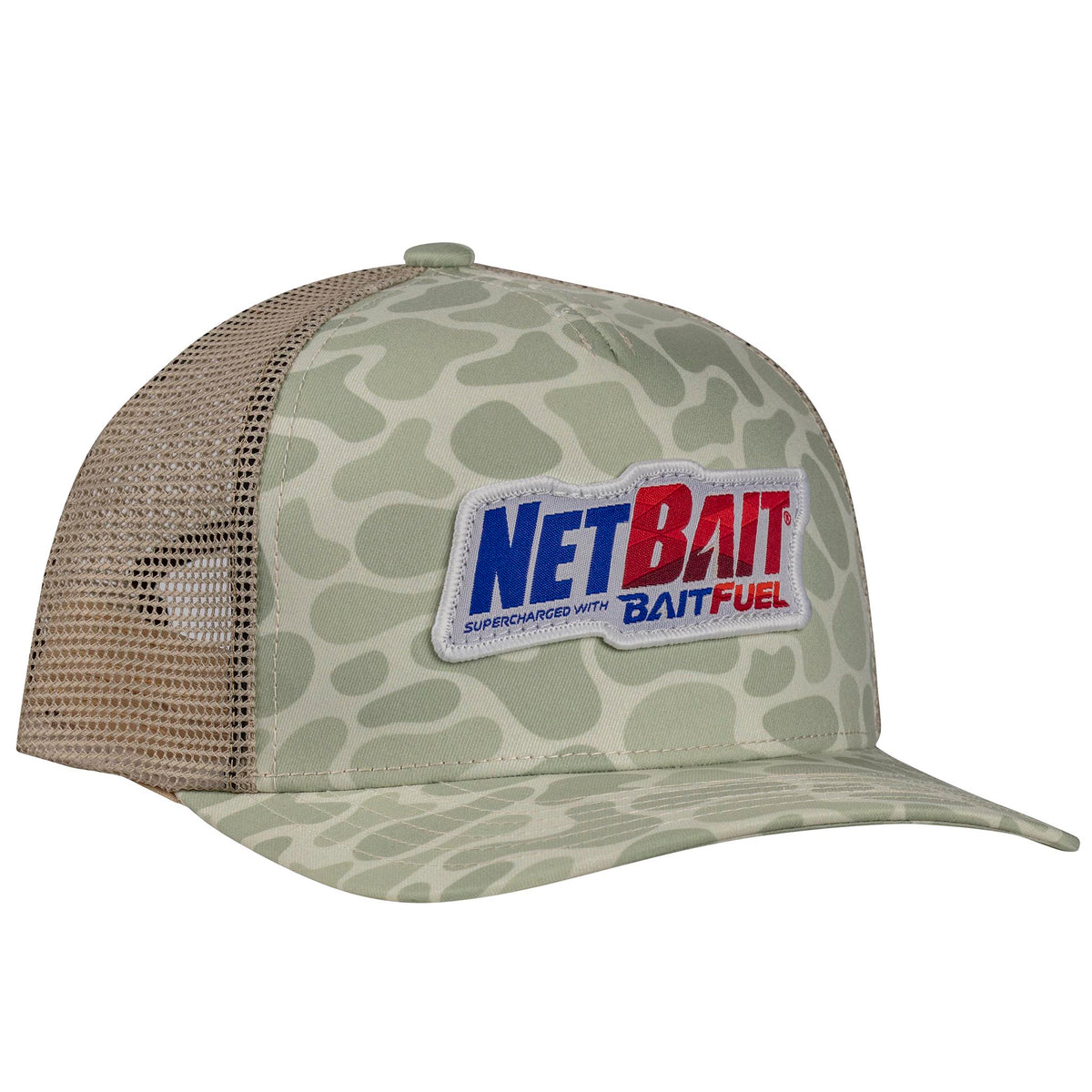 NetBait Logo Cedar Fog & Khaki Hat