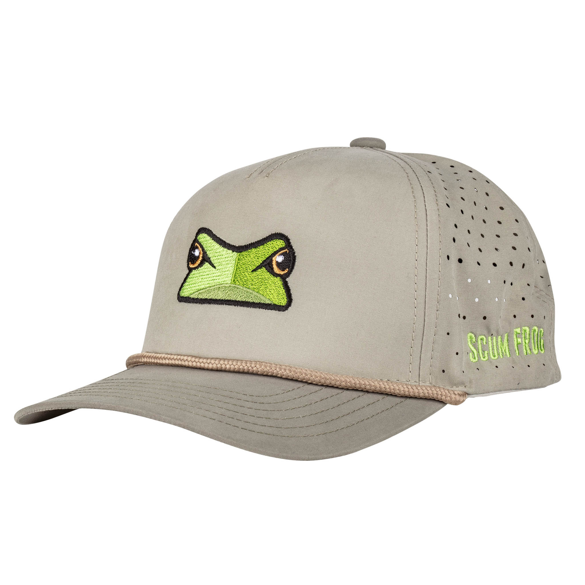 Scum Frog Fog Sea Spray w/ Tan Rope Hat