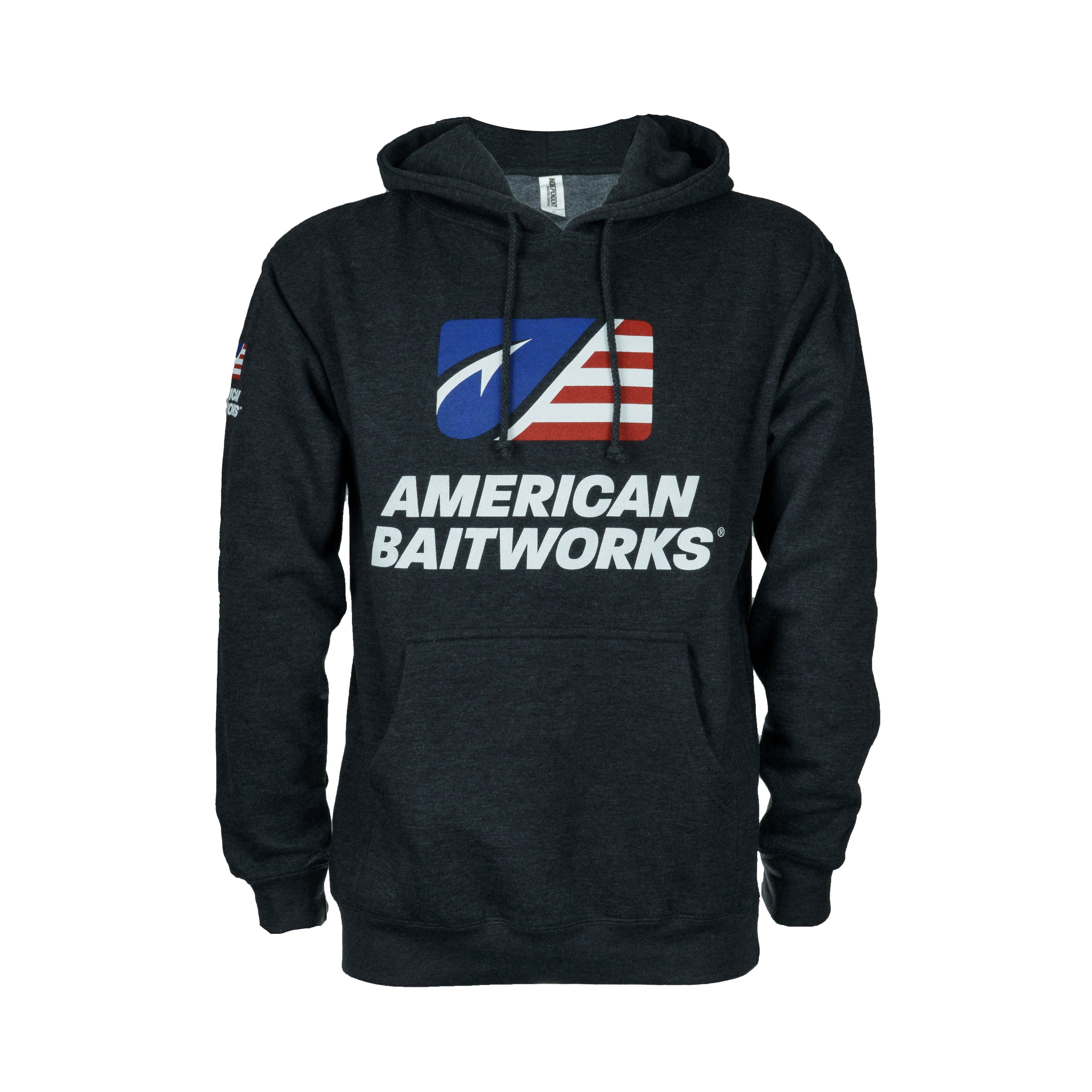 American Baitworks Hoodie Charcoal Heather
