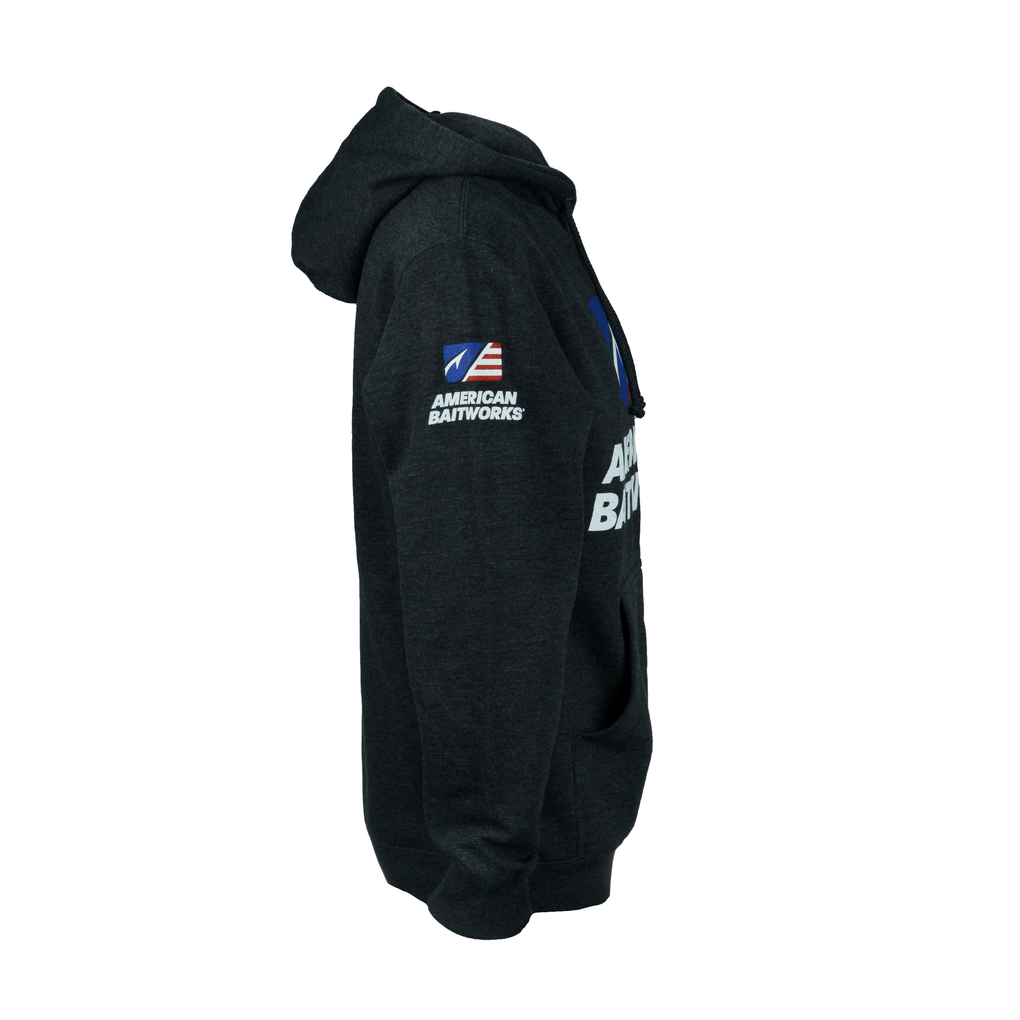 American Baitworks Hoodie Charcoal Heather