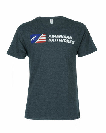 American Baitworks SS Tee Shirt - Charcoal Heather
