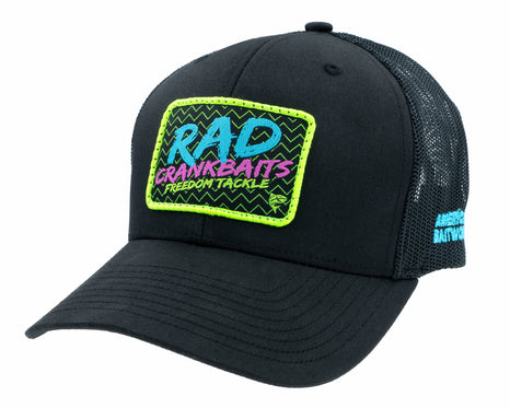 Freedom Rad Retro Hat Black