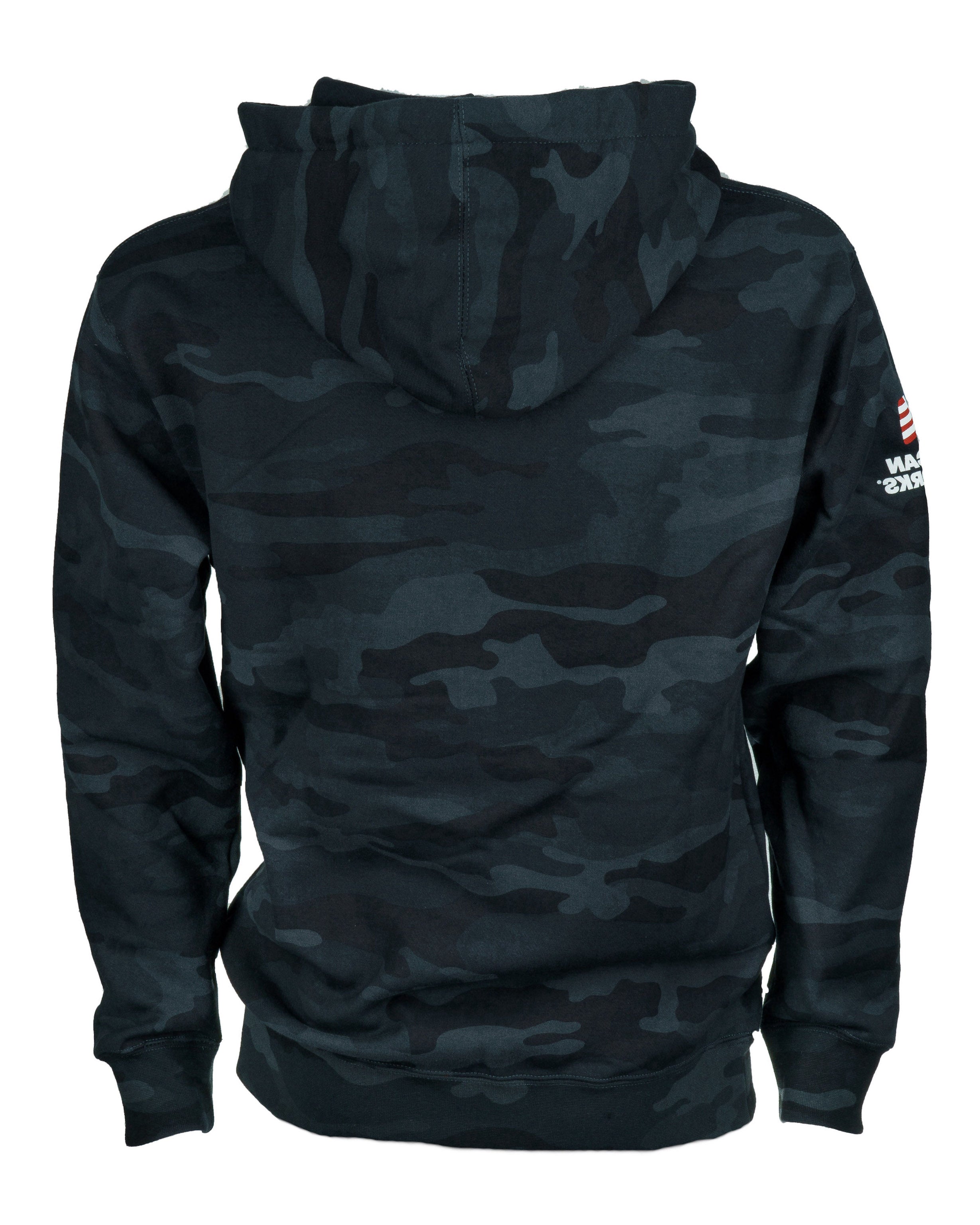 Halo Fishing Hoodie Black Camo