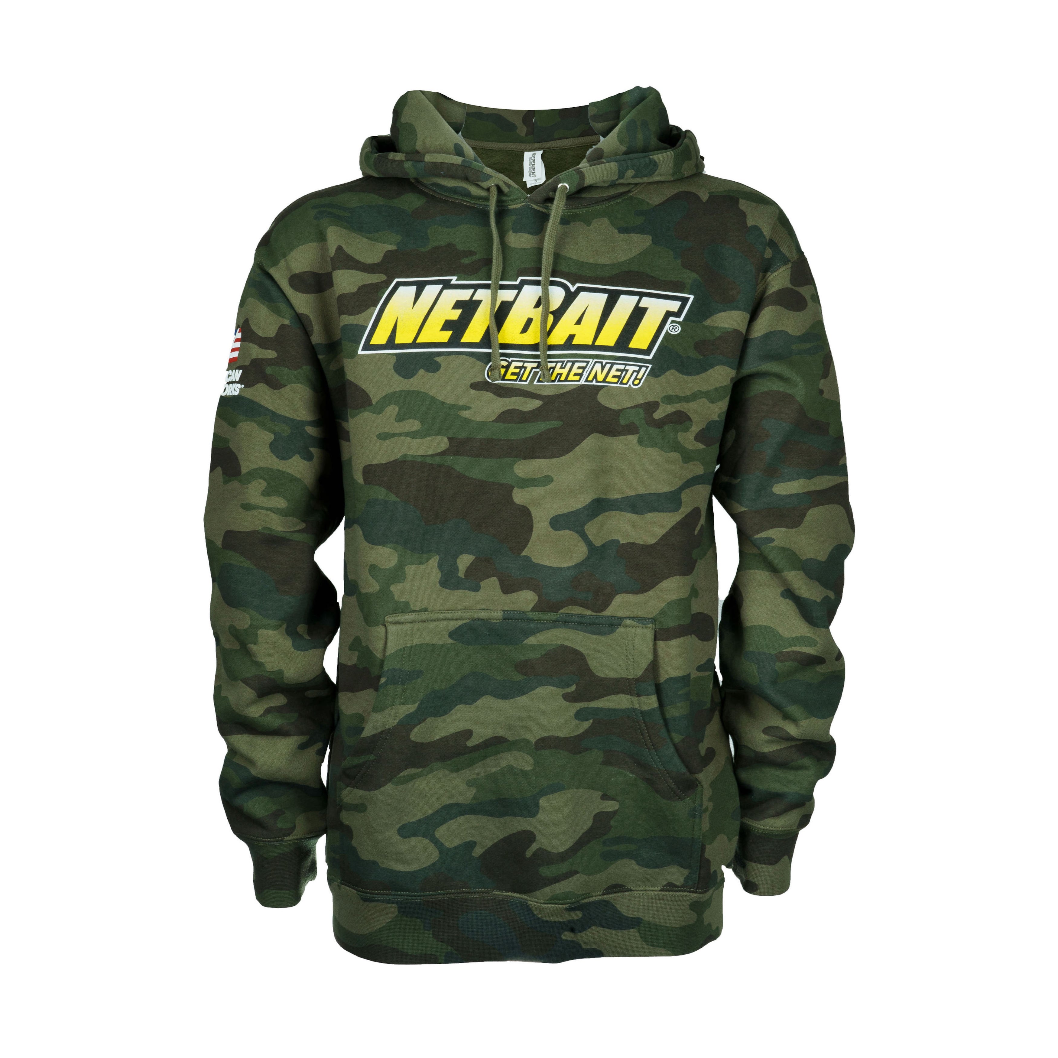 NetBait Hoodie Forest Camo