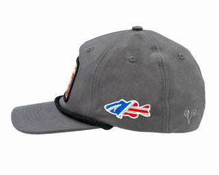 BaitFuel 5 Panel Fuel Pump Hat Grey