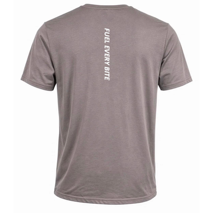 BaitFuel "Fuel Every Bite" Ash Grey T-Shirt