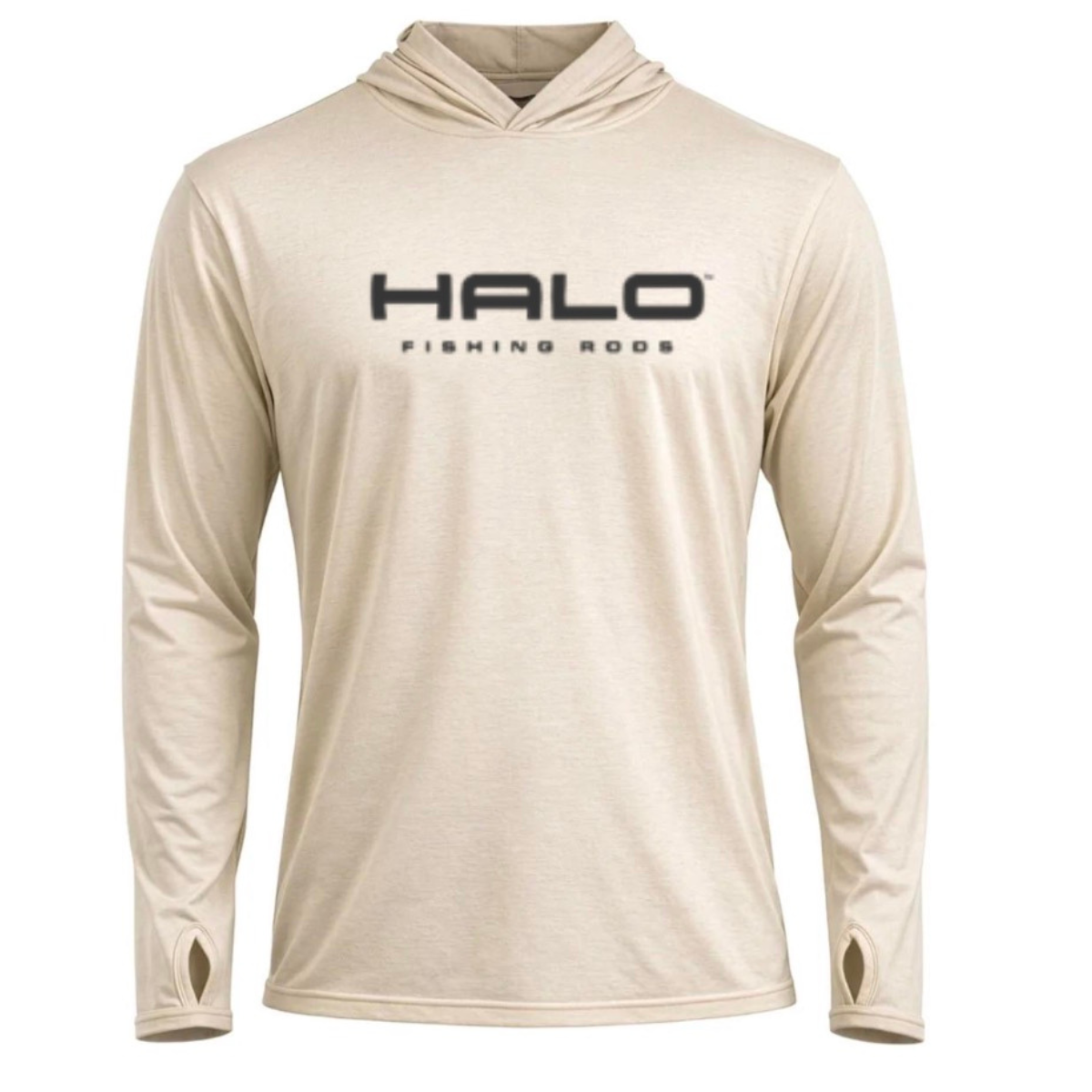 Halo "Fish Your Best" Sand Hooded Longsleeve