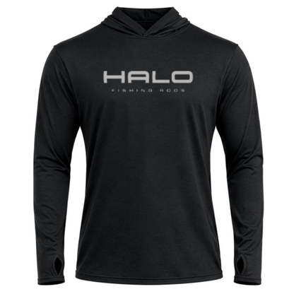 Halo "Fish Your Best" Black Hooded Longsleeve