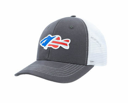 ABW Fish - Dark Grey EMBROIDERED