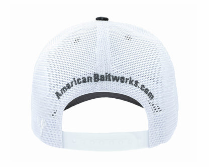 BaitFuel Grey Camo Vinyl Patch Hat