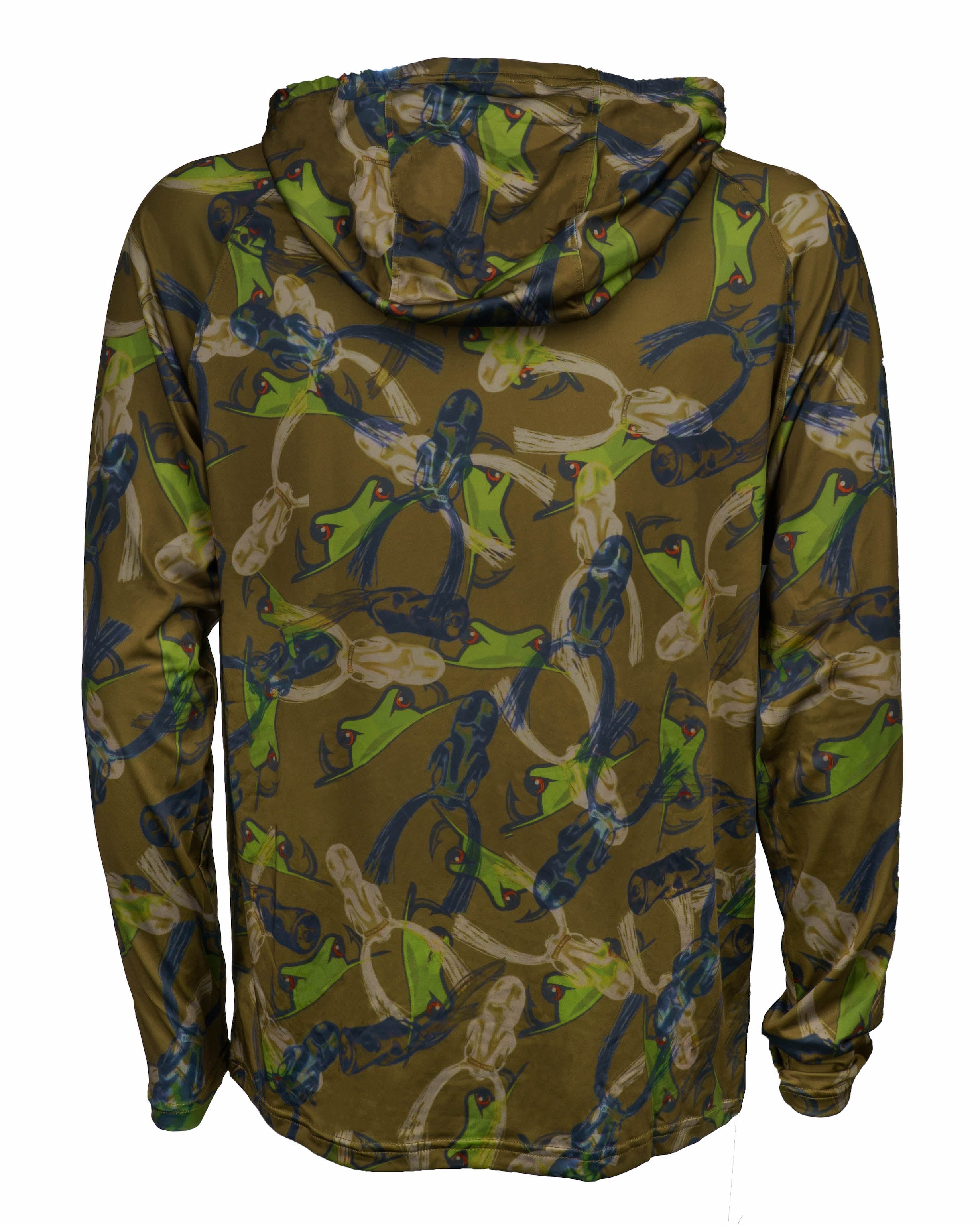 Scum Frog Camo Long Sleeve Hoodie – American Baitworks Co.