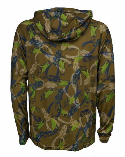 Scum Frog Camo Long Sleeve Hoodie