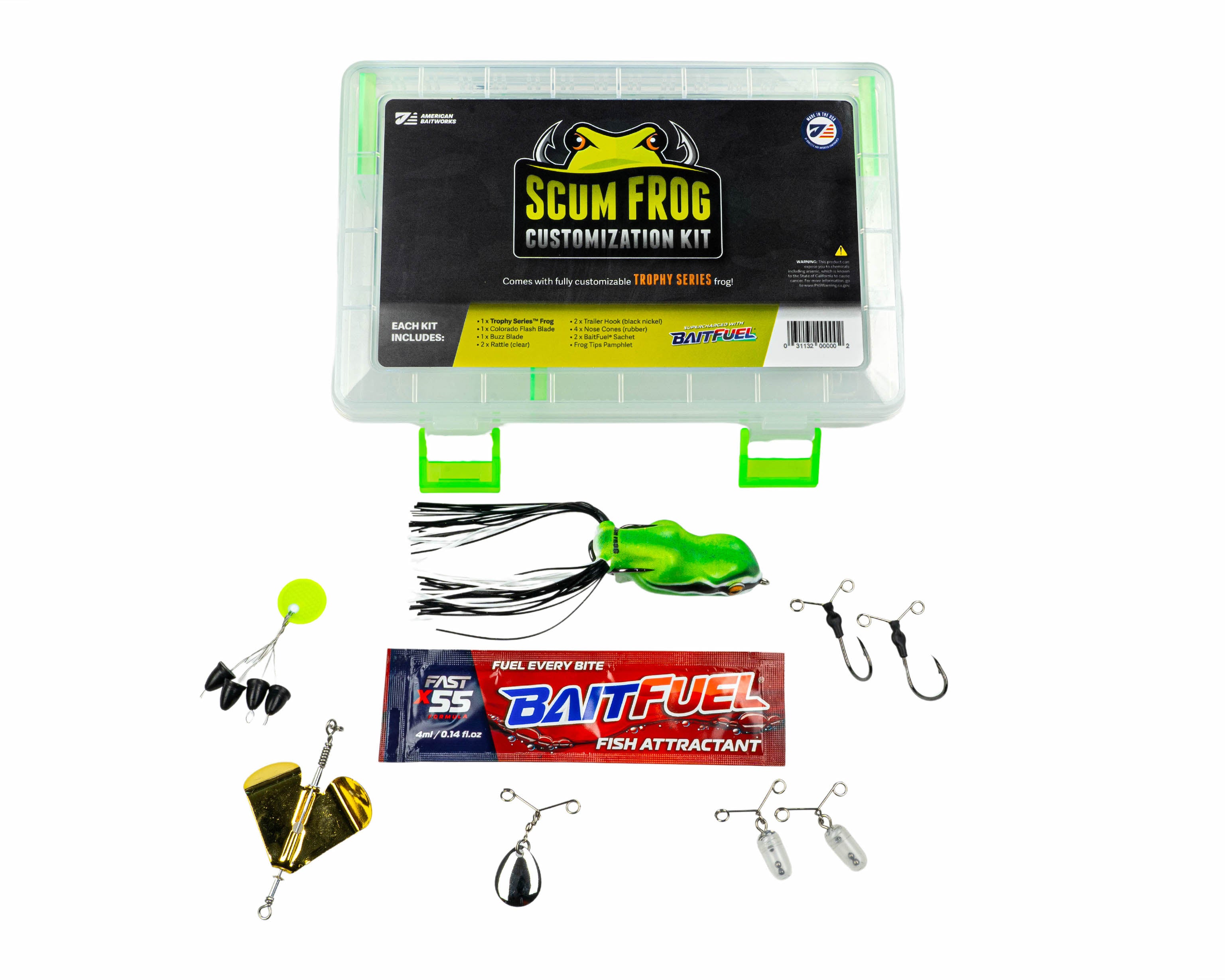 Scum Frog Customization Kit – American Baitworks Co.