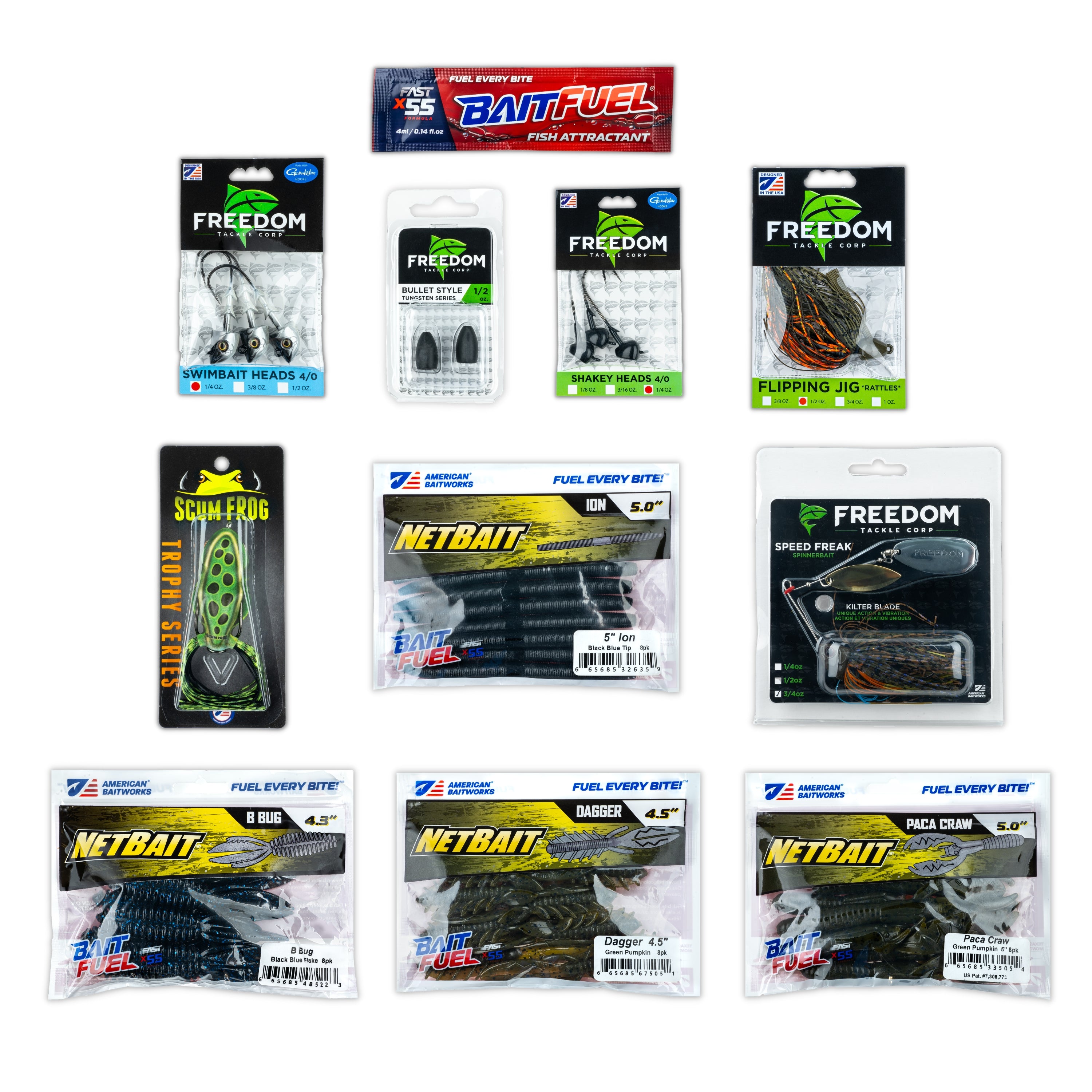 Largemouth Bass Fishing Tackle Kit