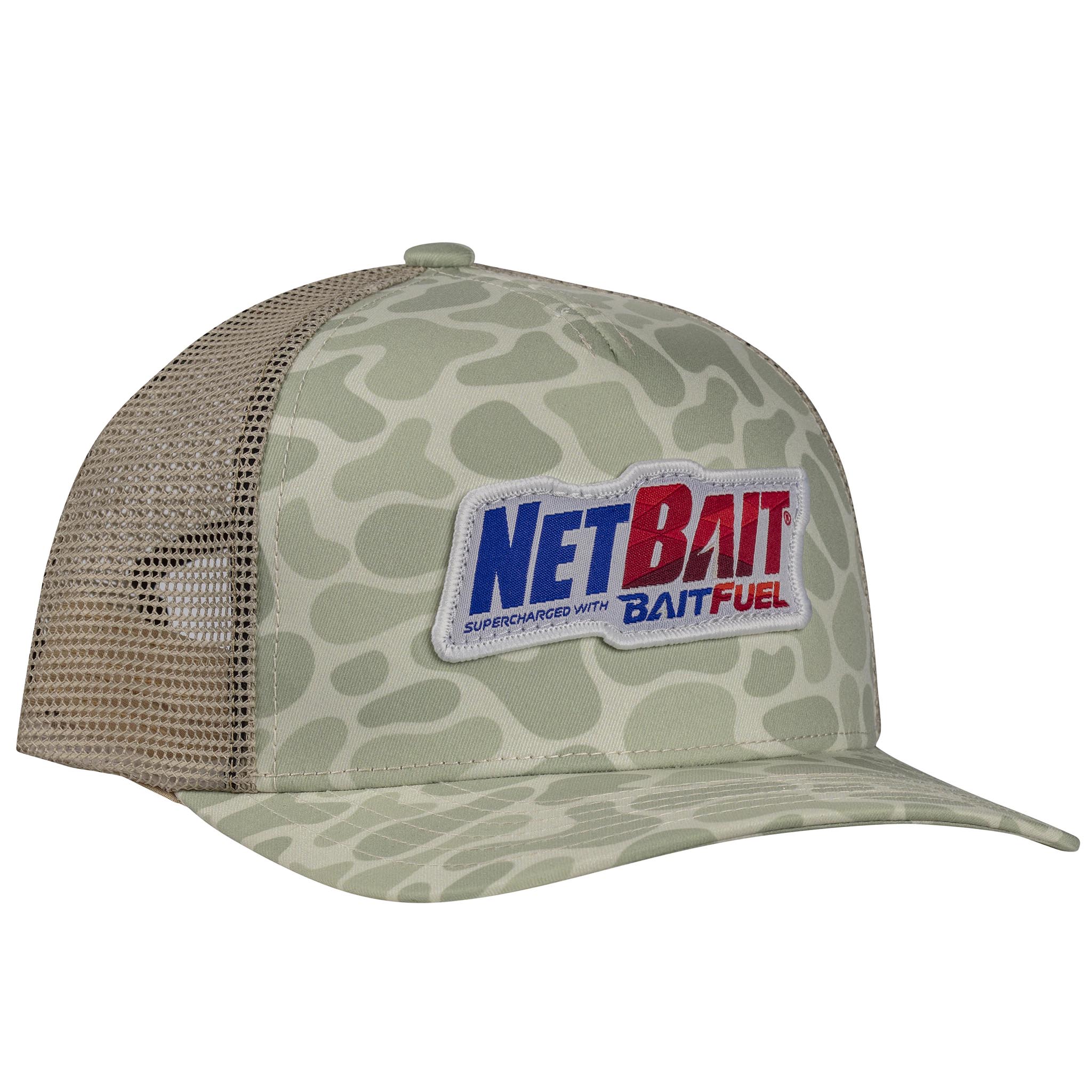 NetBait Logo Cedar Fog & Khaki Hat