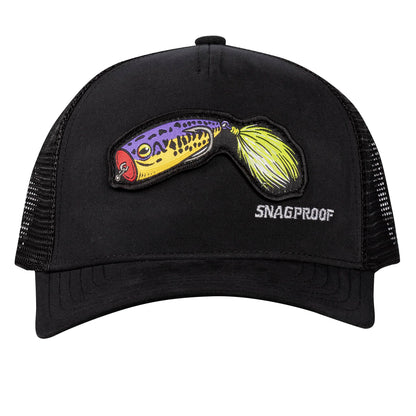 Snag Proof Zoo Pop Black w/ White Rope Hat