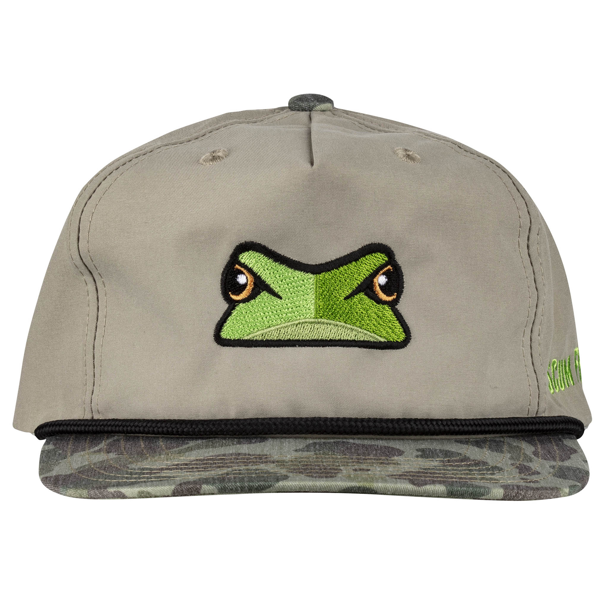Scum Frog Fog Timber Ghost Camo w/ Black Rope Hat – American