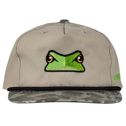 Scum Frog Fog Timber Ghost Camo w/ Black Rope Hat