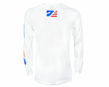 American Baitworks LS Shirt - White