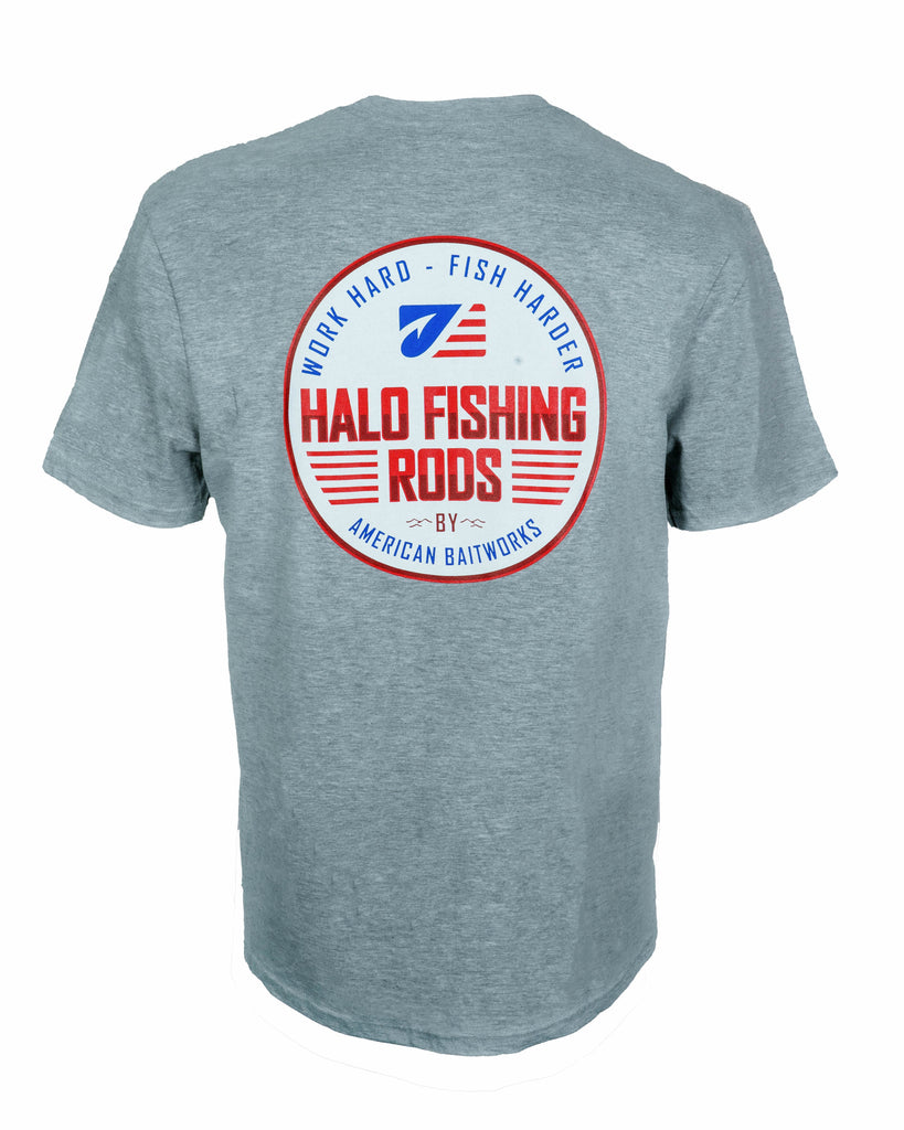 Halo Work Hard Fish Harder SS Tshirt