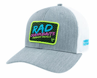 Rad Retro Hat Heather Grey/White