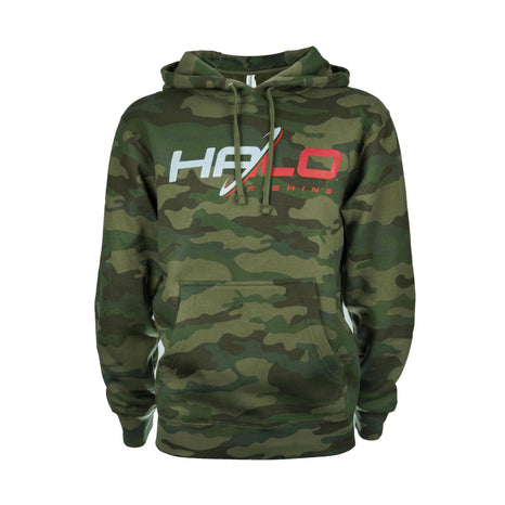 Halo Fishing Hoodie Forest Camo