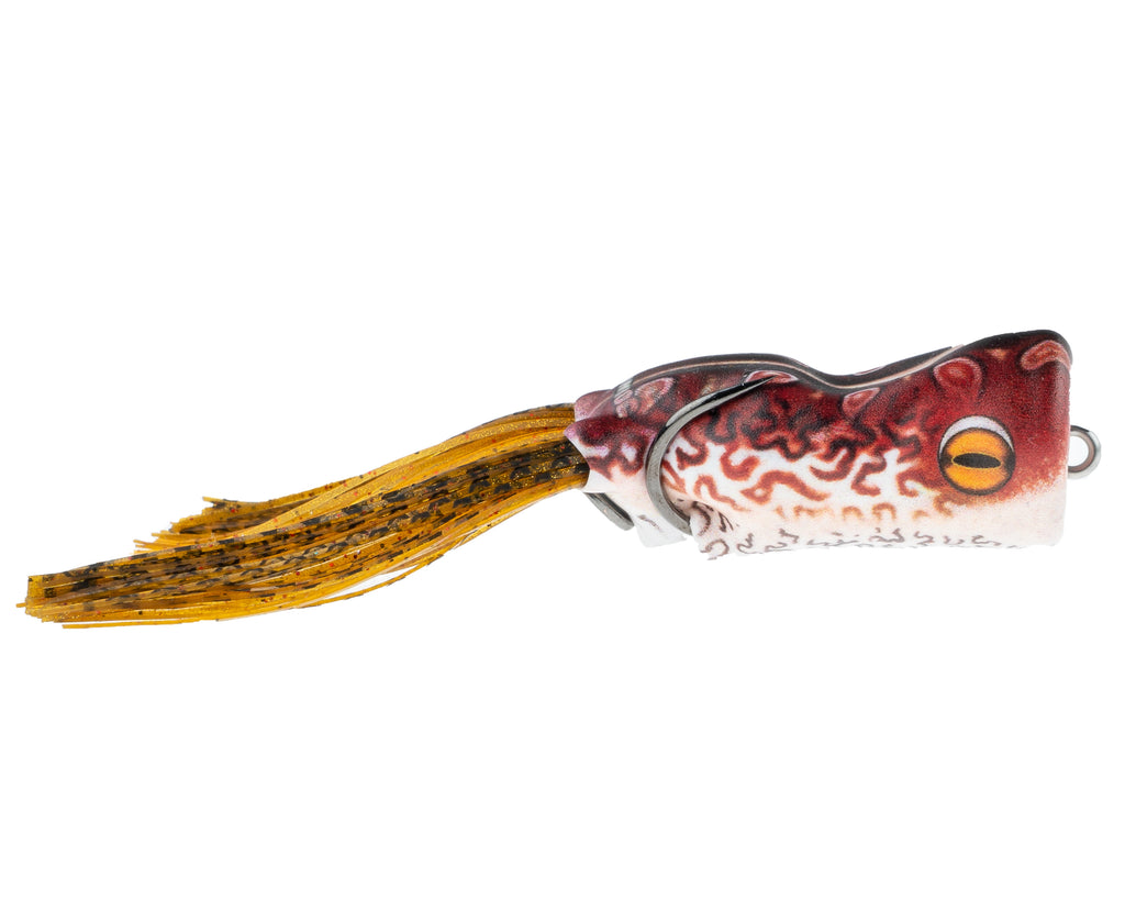 Scum Frog Painted Trophy Series Topwater Bass Fishing Hollow Body Frog Lure  with Weedless Hooks : : Sports & Outdoors
