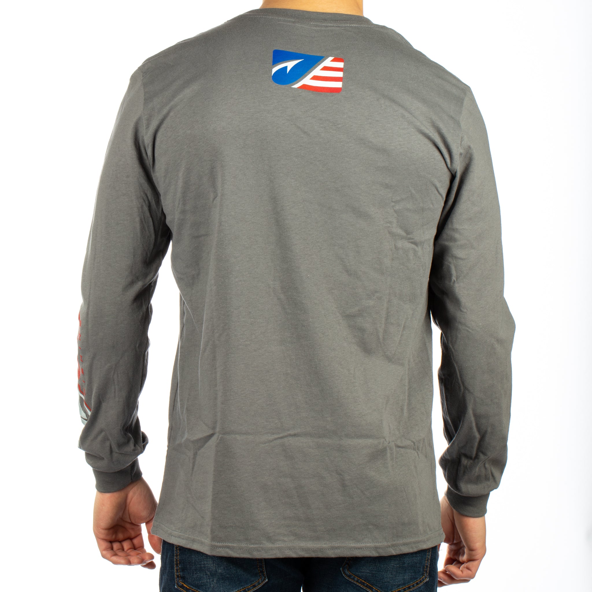 Halo Fishing  LS Shirt - Grey