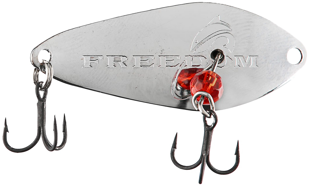 Freedom Tackle Minnow Spoon Silver ; 2 1/4 in.