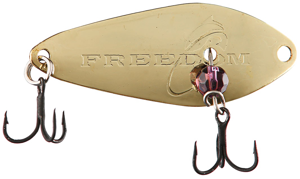 Freedom Tackle Minnow Spoon Hot Shad ; 2 1/4 in.