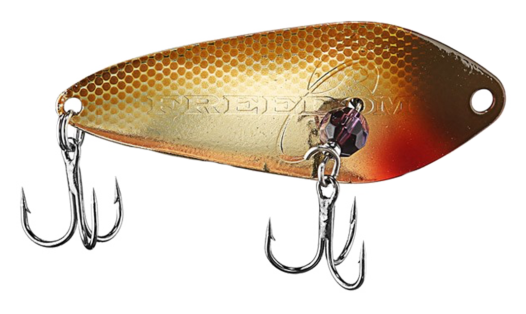 Freedom Tackle Minnow Spoon Golden Shad; 3 in.